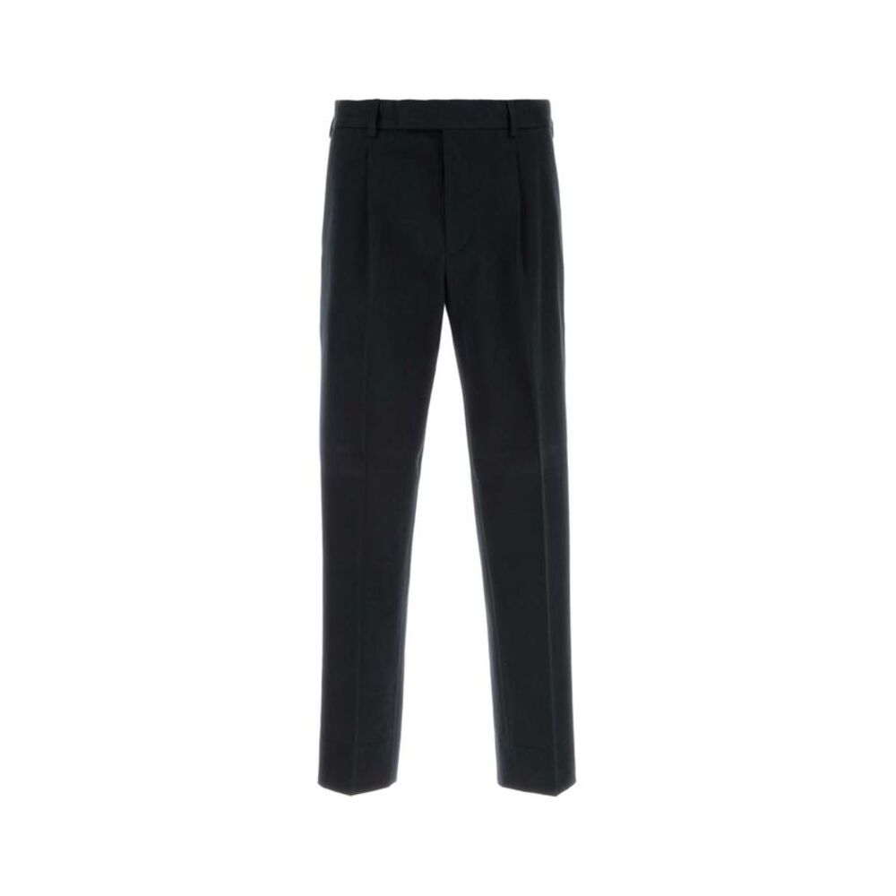 Zegna Men Midnight Blue Cotton Blend Pant